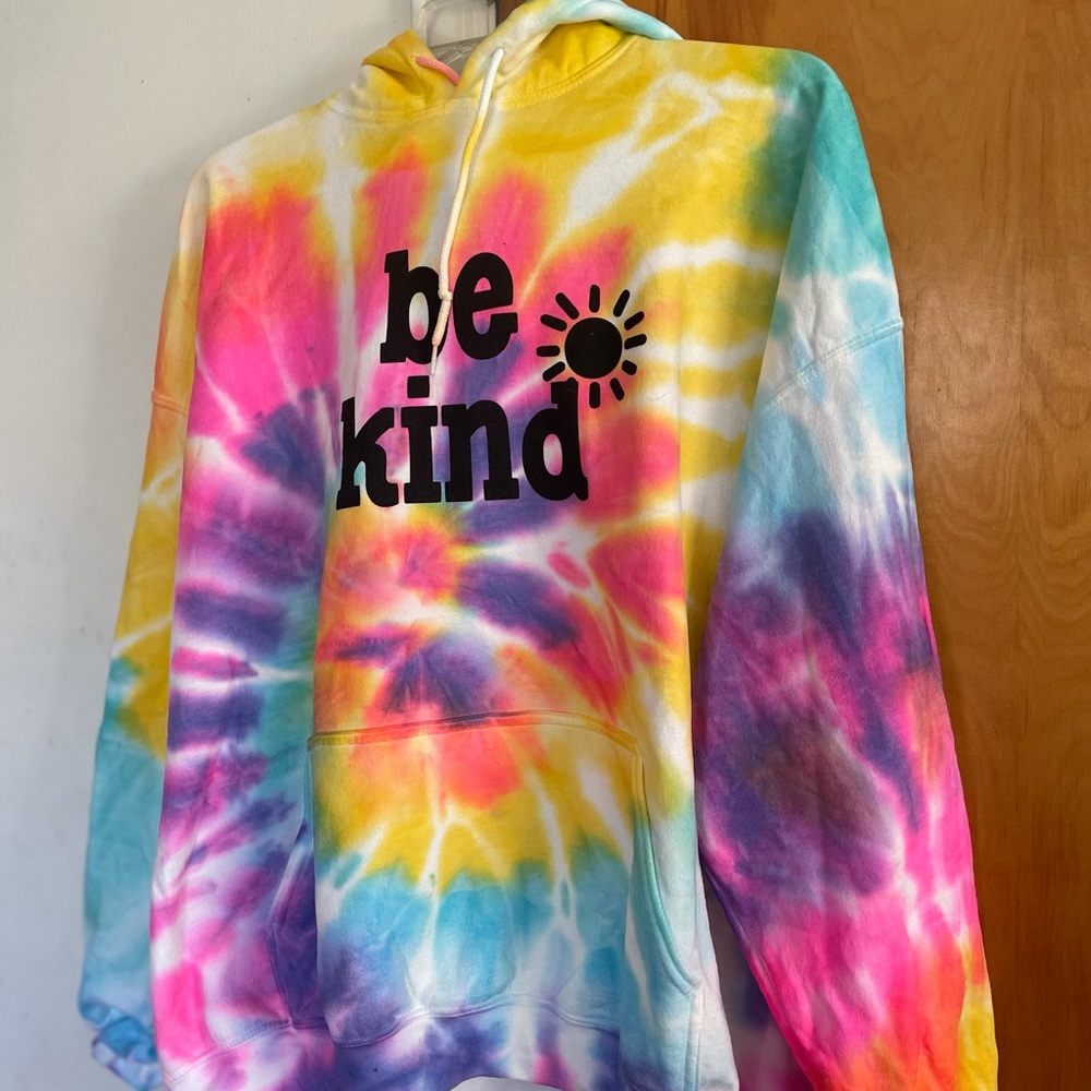 Sunshine Sisters tye dye hoodie